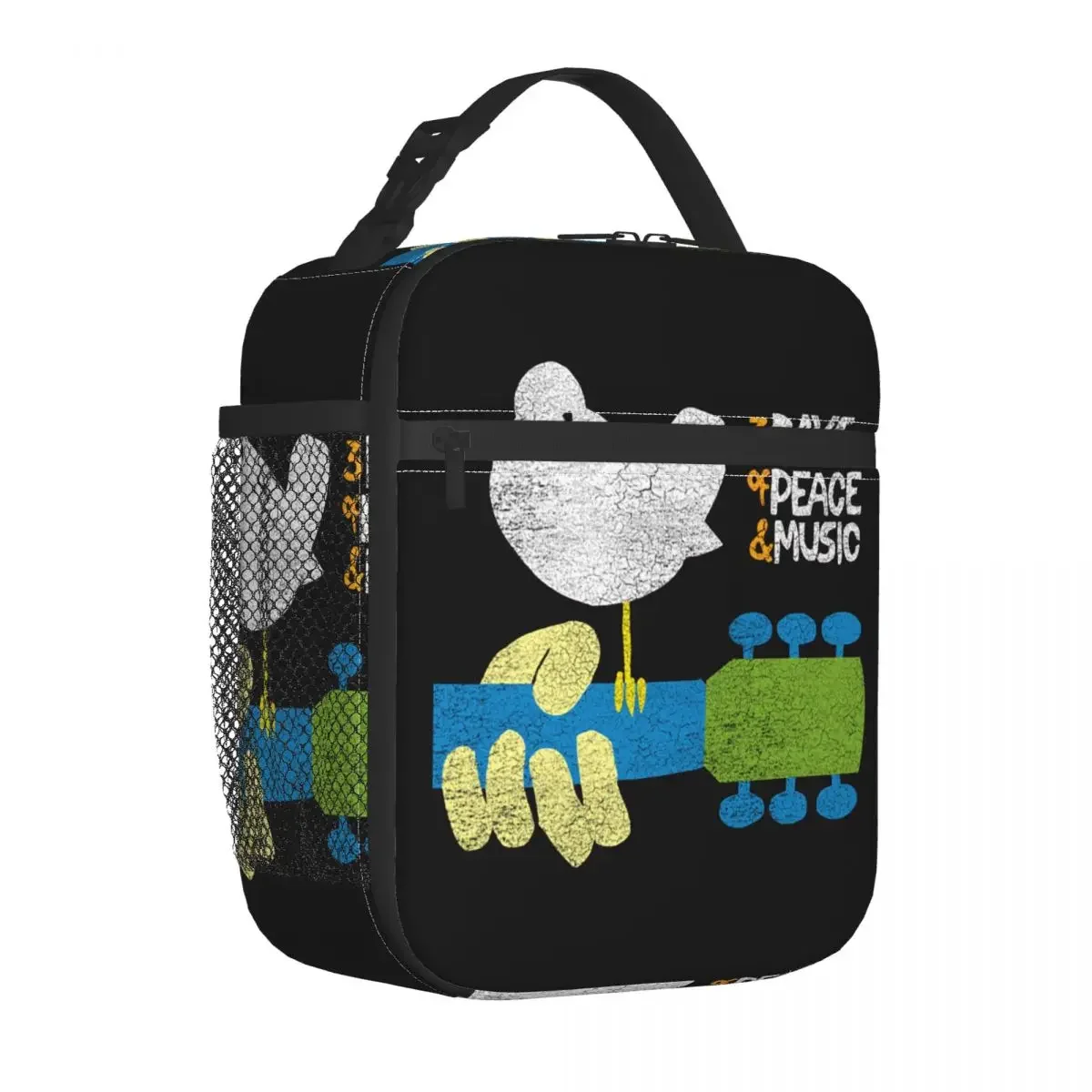 Woodstock Perched Insulated Lunch Bags Thermal Bag Reusable Portable Tote Lunch Box Bento Pouch College Travel