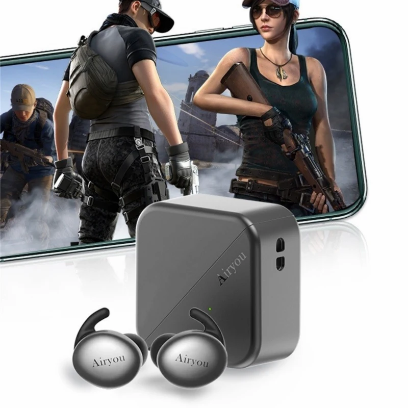 

Hybrid ANC Wireless Earbuds with 45H Playtime 6-Mic ENC Calls IPX4 Waterproof & Bluetooth 5.3 Active Noice Cancellation Earphone