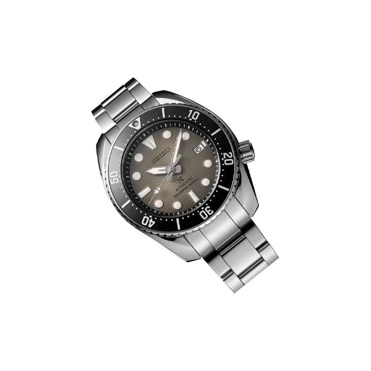 SEIKO 200m Waterproof Automatic Mechanical Movement Stainless Steel Strap Watch 45mm Men's Watches SPB323J