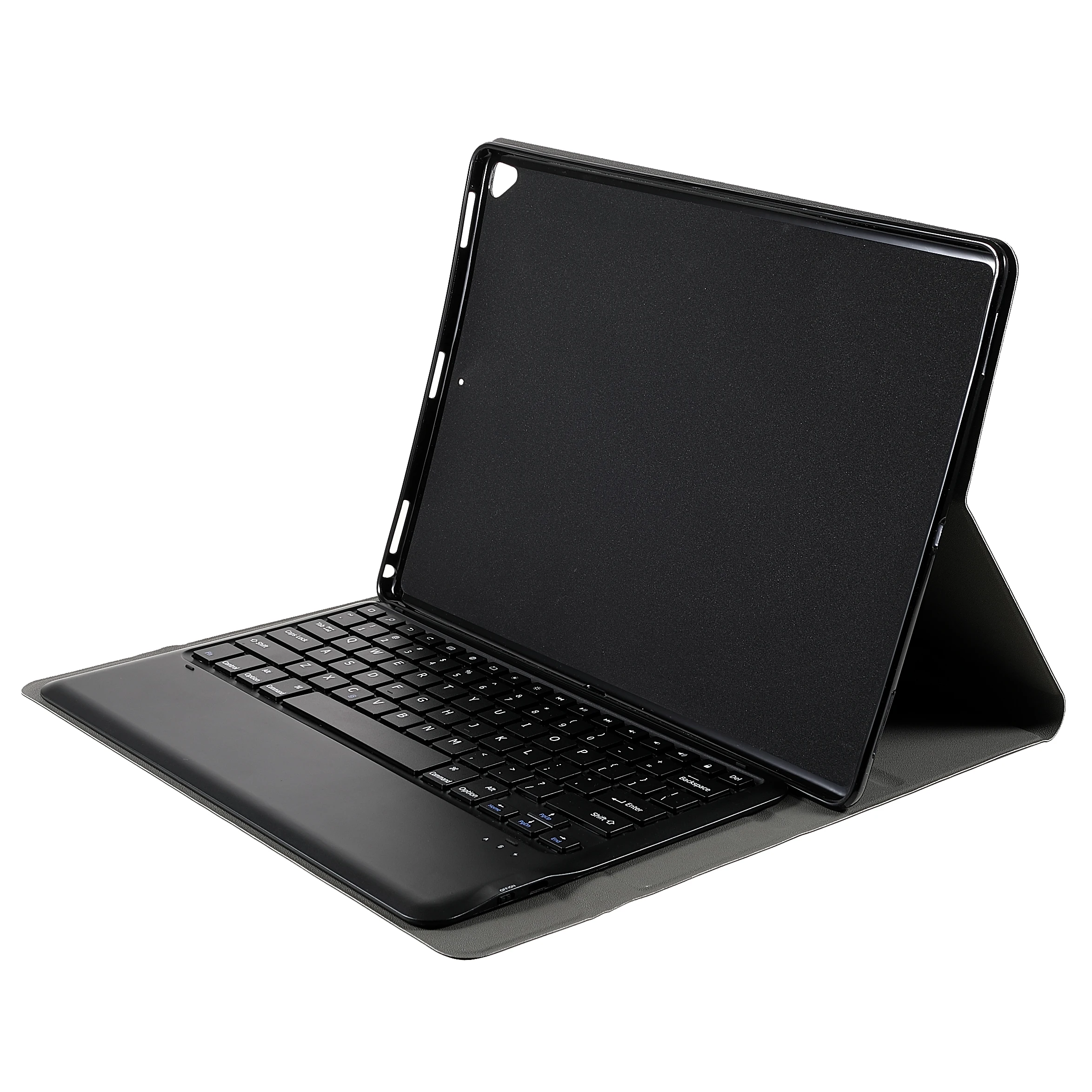 Custodia protettiva interna in TPU con supporto per tablet in pelle ultrasottile A129 + tastiera compatibile Bluetooth per iPad Pro da 12,9 pollici (201