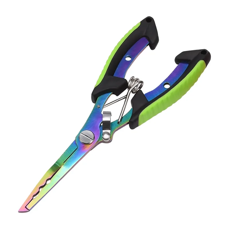 

1pcs Steel Hook Remover Long Nose Fishing Line Cutter Scissors Fish Tongs Multifunctional Fishing Pliers Stainless Fishing Tools