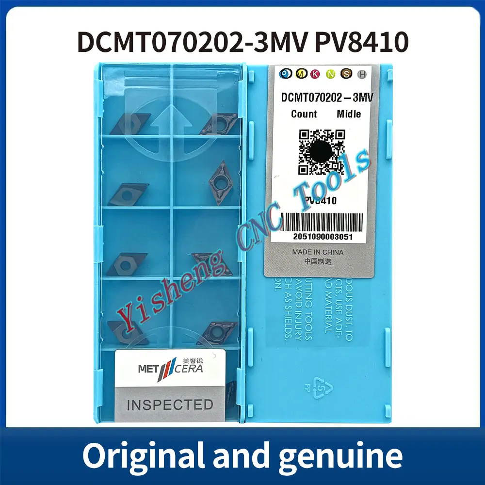 

METCERA Cutting Tools DCMT070202-3MV DCMT070204-3MV DCMT070208-3MV DCMT11T302-3MV DCMT11T304-3MV DCMT11T308-3MV PV8410