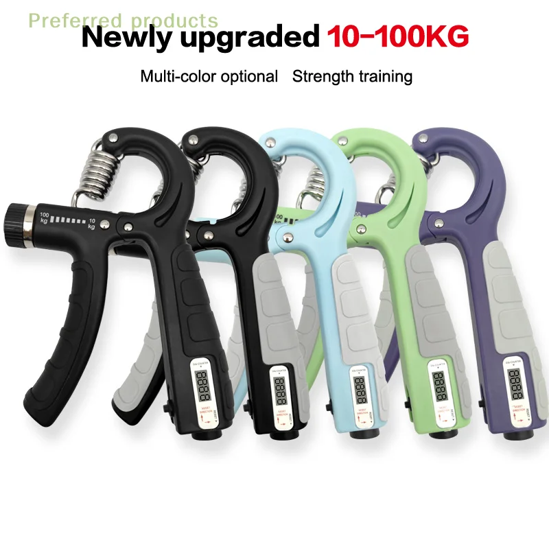 Fortalecedor de empuñaduras de mano para hombres y mujeres, masajeador de dedos con resorte para brazo, expansor, ejercicio de mano, gimnasio, entrenamiento físico, pinza de muñeca