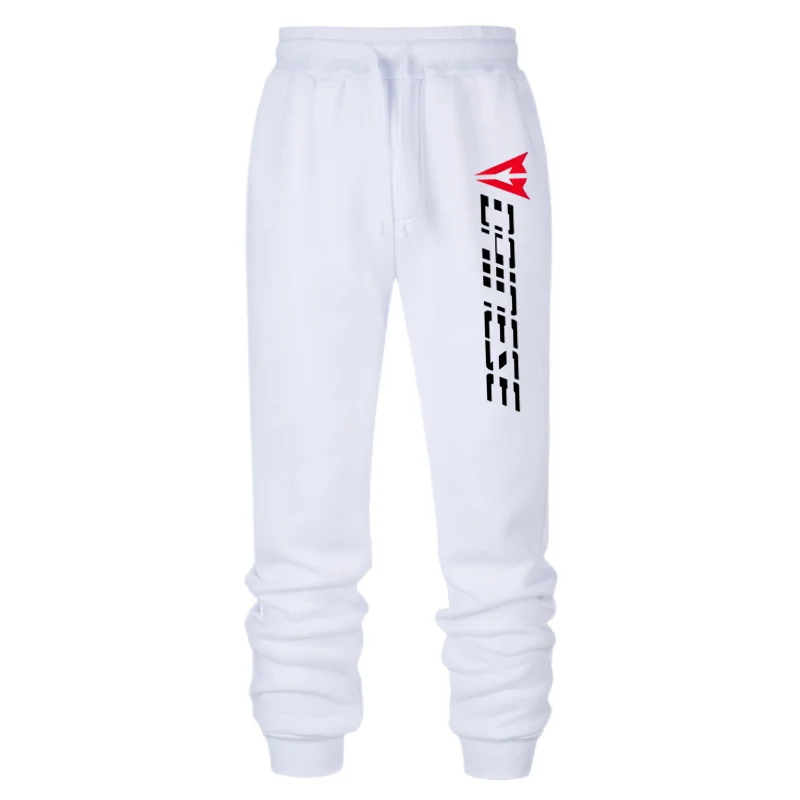 

Осенние и зимние мотоциклетные брюки, мужские спортивные штаны, повседневные брюки на шнурке, шерстяные спортивные штаны, брюки для фитнеса и бега