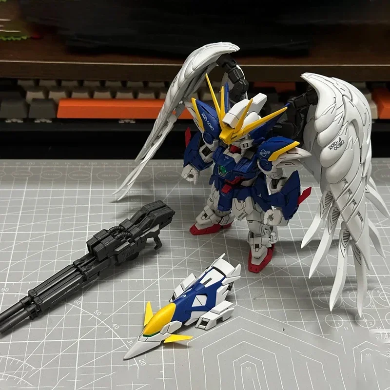 Gl modelo mgsd wing zero ew kit de modelo de montagem XXXG-00W0 robô com adesivos figura de ação kits de modelo de plástico brinquedos presentes