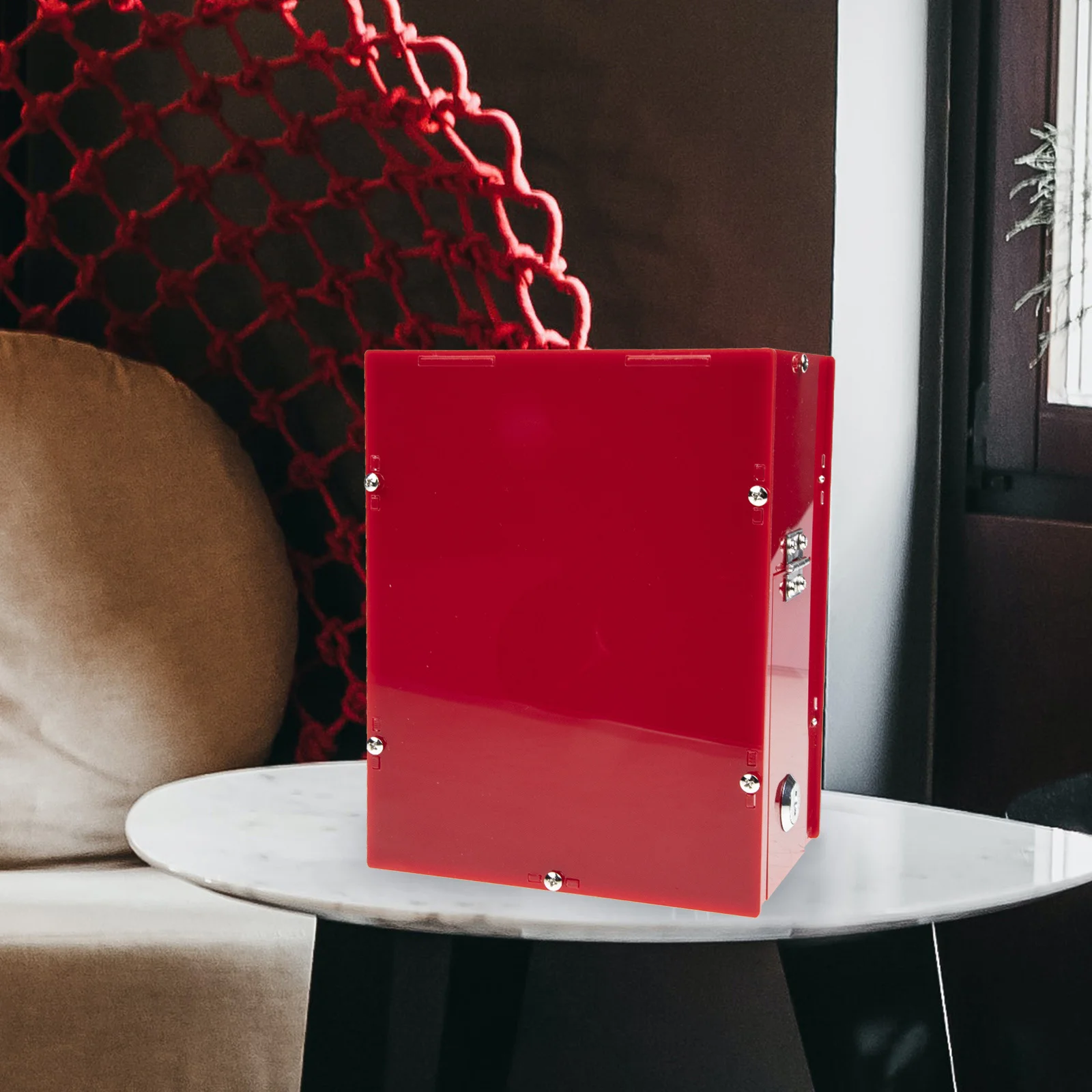 Multi-Function Donation Acrylic Voting Box For Meeting Polling Desktop Collection Decorative Suggestion Box Portable Lightweight