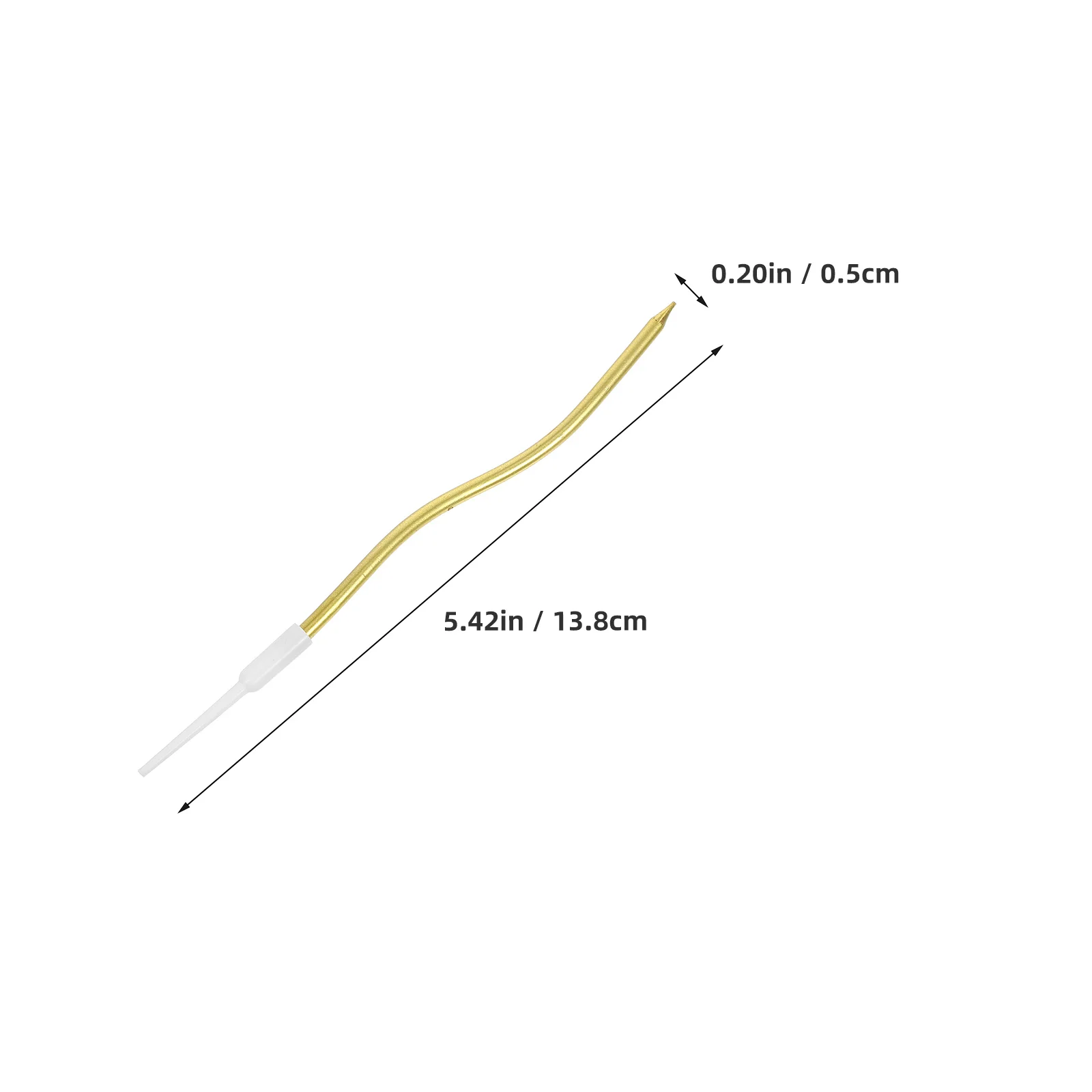 72 قطعة شموع عيد ميلاد حلزونية ملتوية أنيقة للحلوى القبعات العالية آمنة ومستقرة للاحتفالات الممتعة والتجمعات الاحتفالية