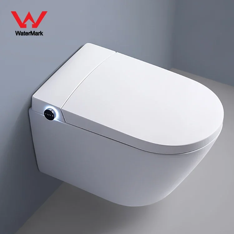 

Australia Watermark Smart Wc Wall Hung Intelligent Toilet With Flush Tank