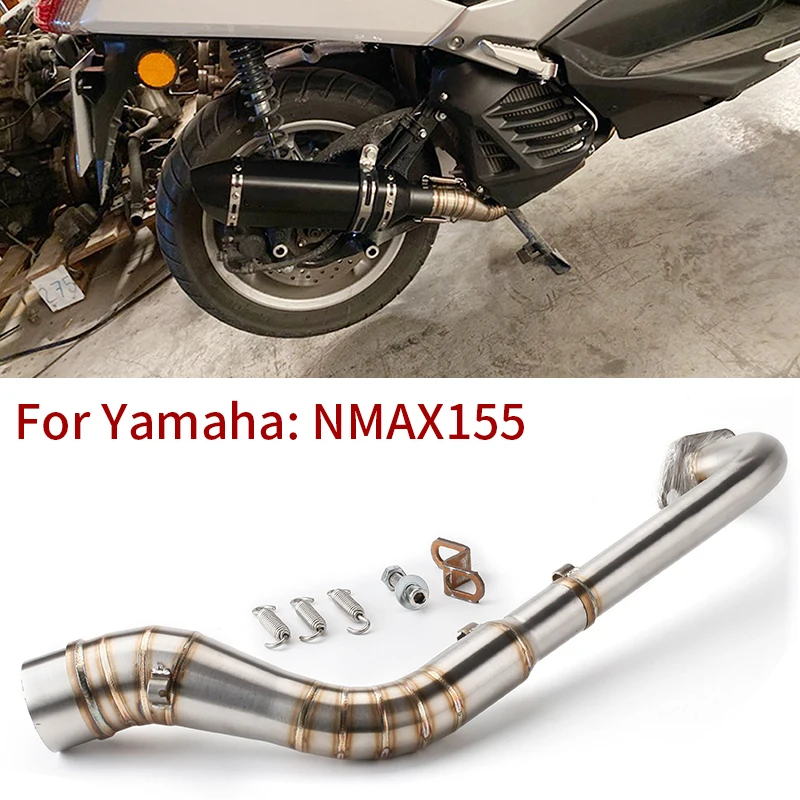 

For Yamaha NMAX155 exhaust NMAX125 nmax 125 muffler Motorcycle exhaust middle link pipe collector front pipe