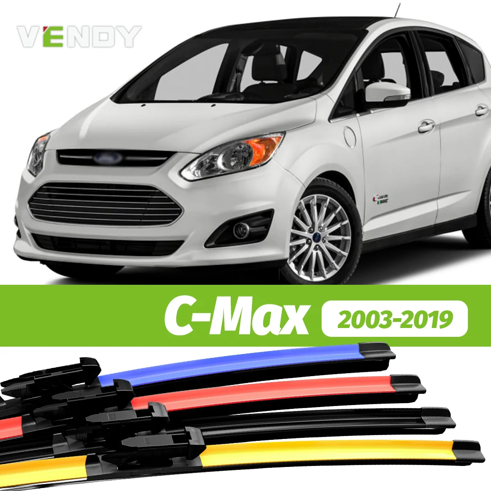 2 stücke Frontscheibe Wischer Klingen Scheibenwischer Für Ford C-Max CMax C Max 2003-2019 2011 2012 2013 2014 2015 2016 2017 2018
