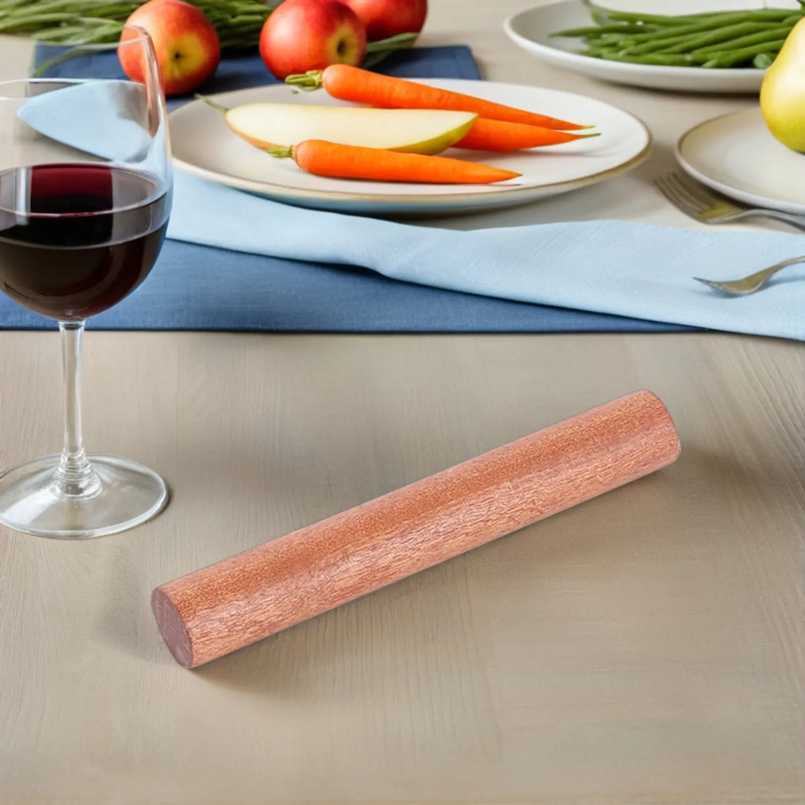 

Набор из 2-х деревянных скалывателей (30 см) из натурального розового дерева, с гладкой антипригарной поверхностью, для выпечки, теста, пиццы, пельменей и лепешек