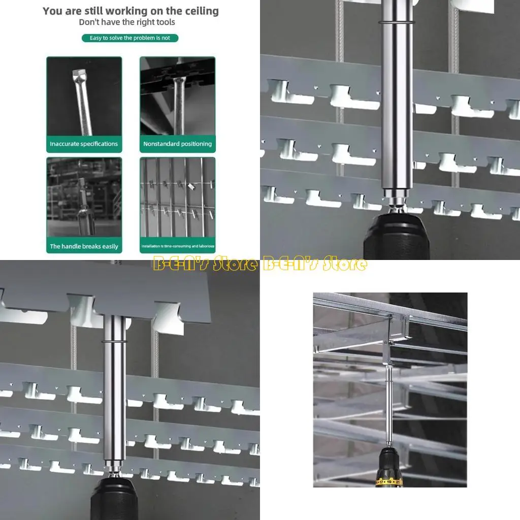 Y1AD Sockeladapter Deckennivellierhülse 10-17 mm Verlängerung Hohlschraubenmutter