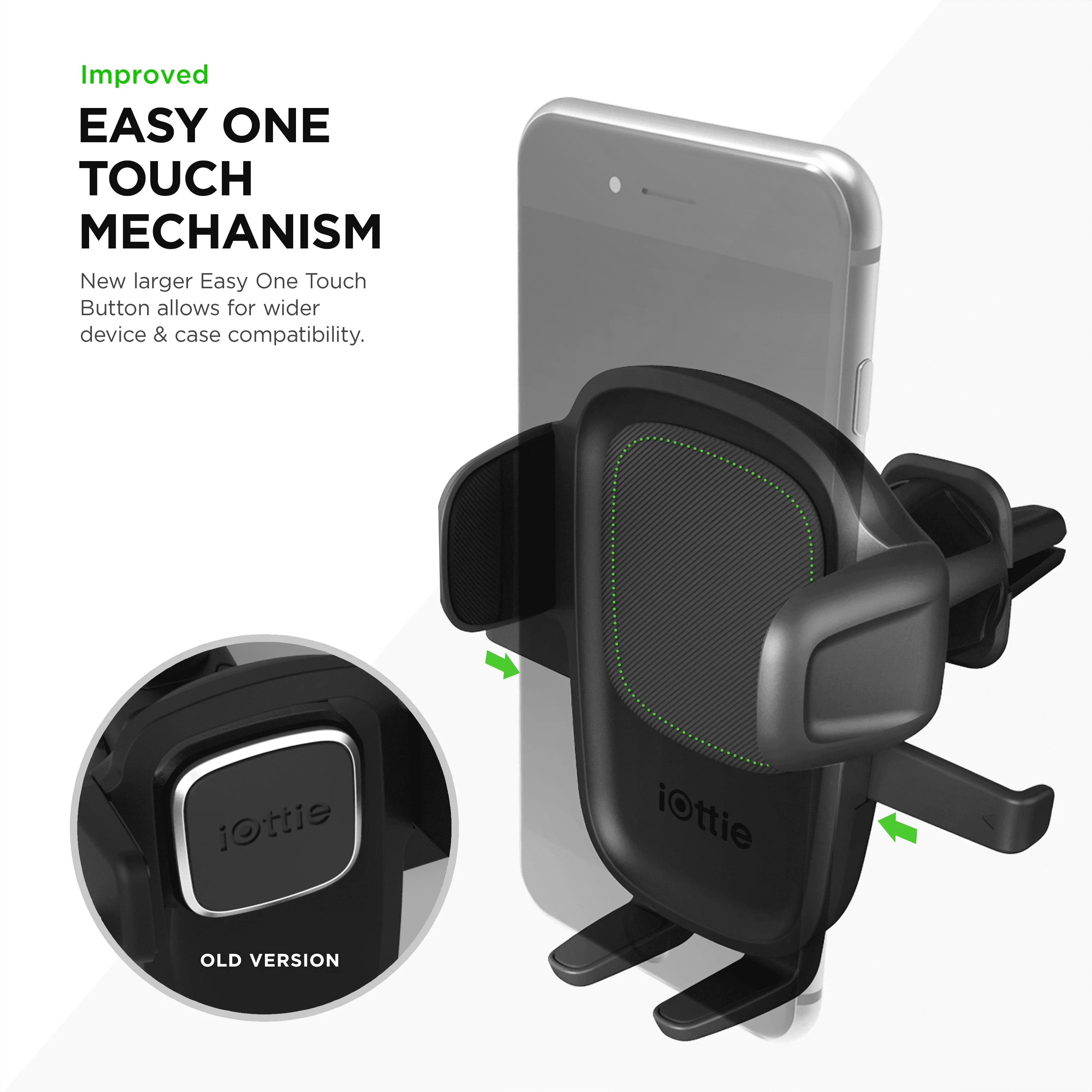 

5 Air Vent Car Mount and Universal Phone Holder,Universal Compatibility,Secure Installation
