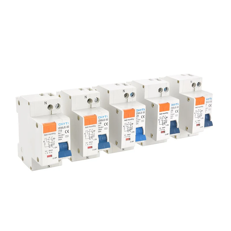 10PCS Professional Sale CHYT Electrical Box 40a 63a Earth Leakage Circuit Breaker