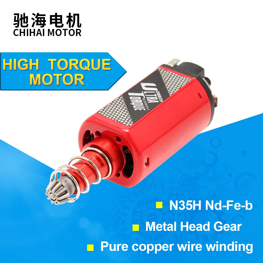 High Torque Motor Long Shaft  31K Airsoft AEG Motor For V2 Gearbox weapon M16/M4/MP5/G3/P90 Gel Blaster Gun