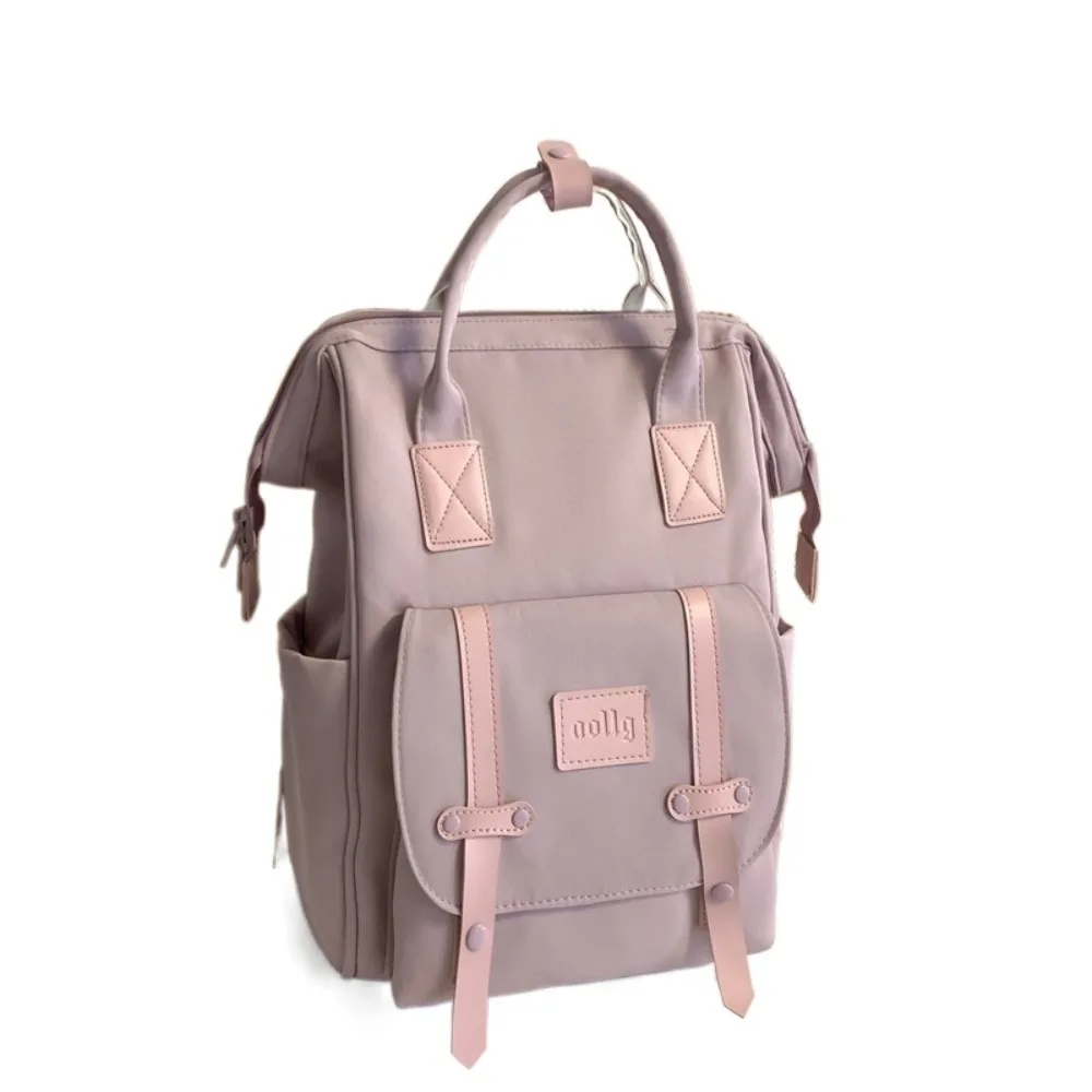 

Nylon Mommy Backpack Large Capacity Anti Splash Water Baby Diaper Bag Wear-resistant Multifunctional Mommy Shoulder Bag