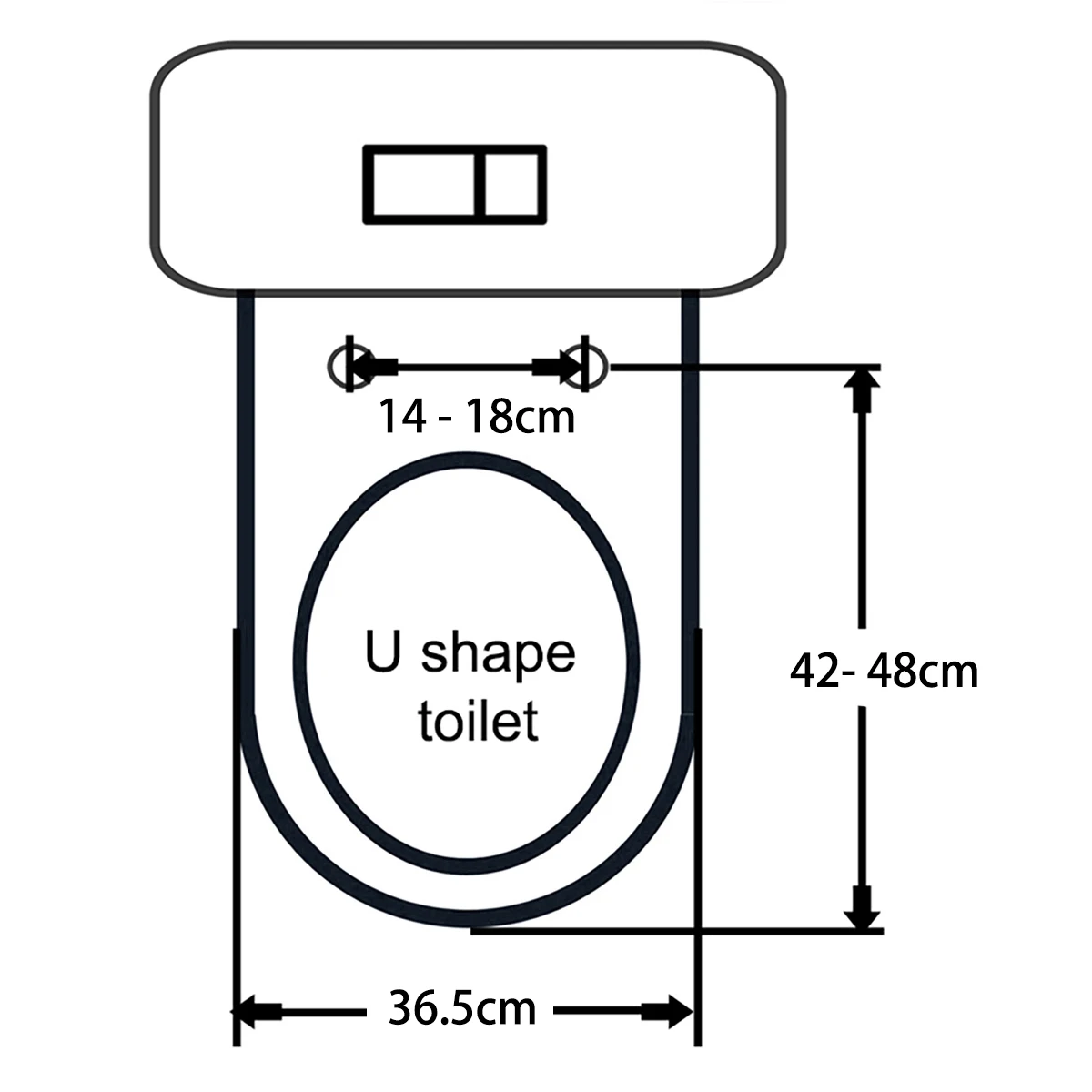 Universal U Shape Elongated Slow Close WC Toilet Seats Cover Bowl Lid Top Mounted Quick Release PP Board Soft Closure CF22029PP