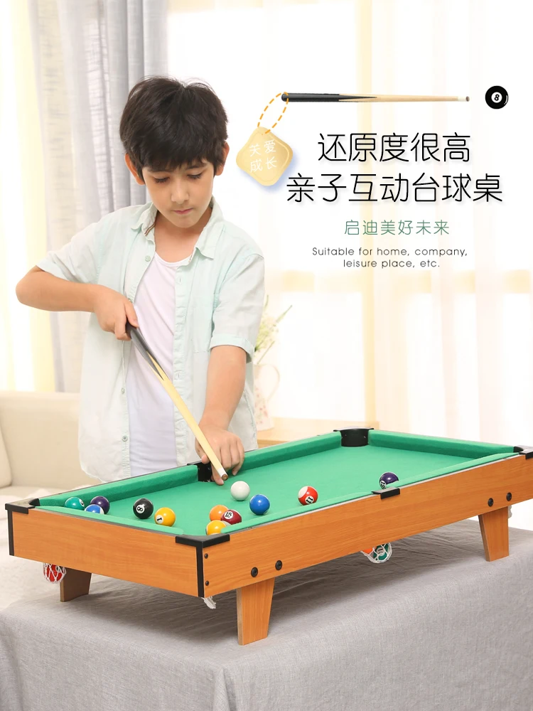 Billiards Table Household Children\'s Small Billiards Indoor Billiards Table Boys Parent Child Toys 3-6-8 Years Old