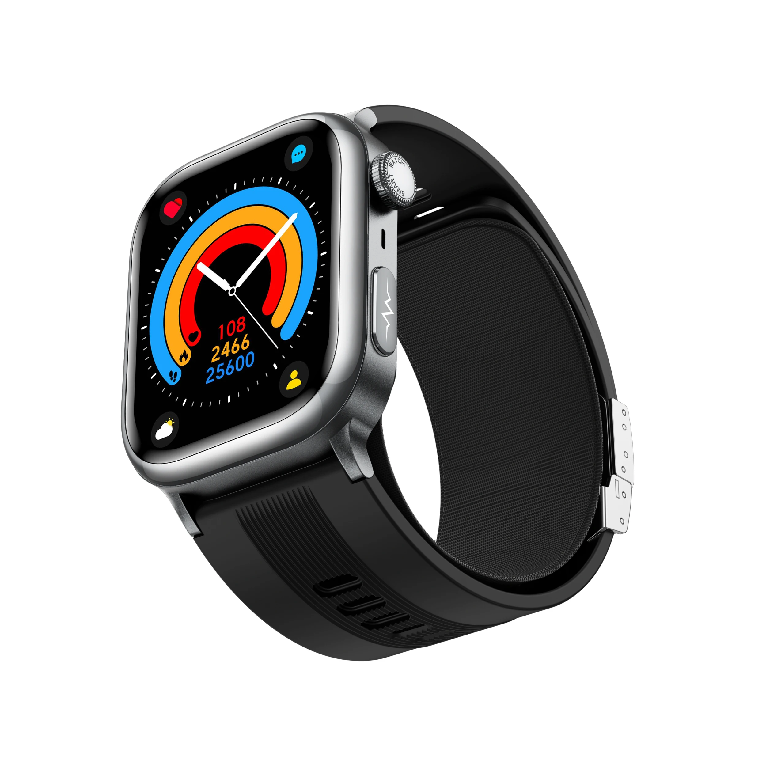 

2026 Air Pump Smart Watch Air Sac Accurate Blood Pressure ECG PPG Oxygen Uric Acid Blood Lipids Health Monitoring For HUAWEI