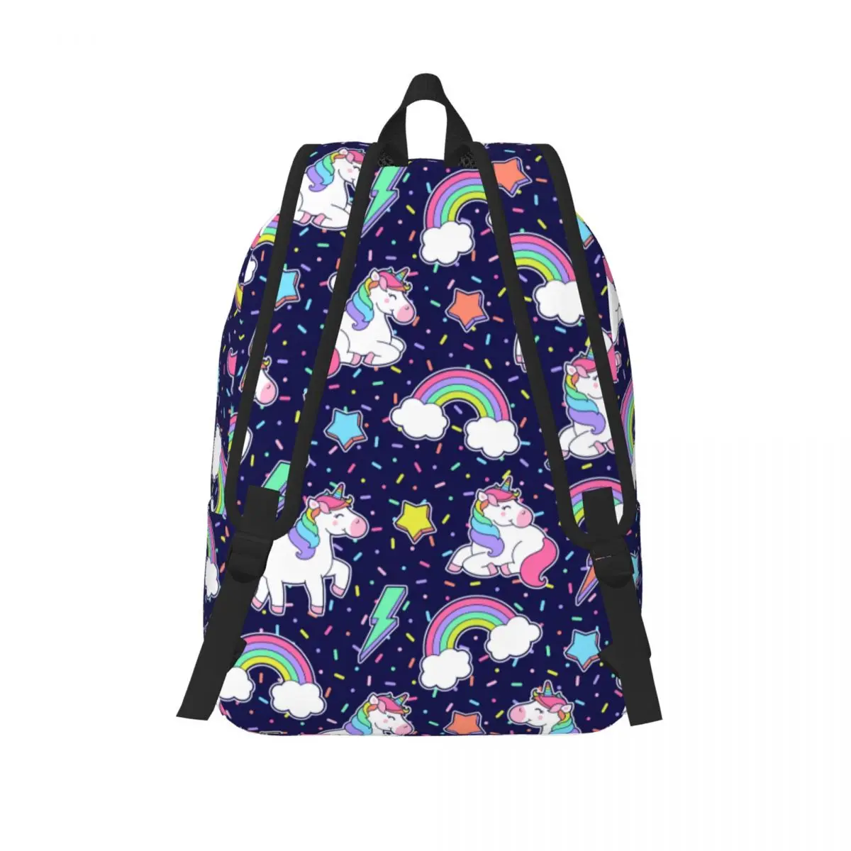 Cartable coloré étoile arc-en-ciel pour fille, sac à dos Nairobi Orn, cartable d'école primaire, sac à dos mignon pour adolescents