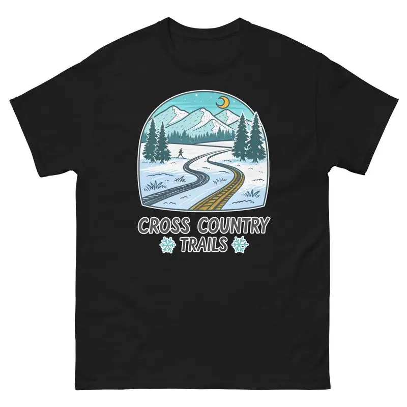 

Cross Country Trails Mountain Ski Resort Town T Shirt