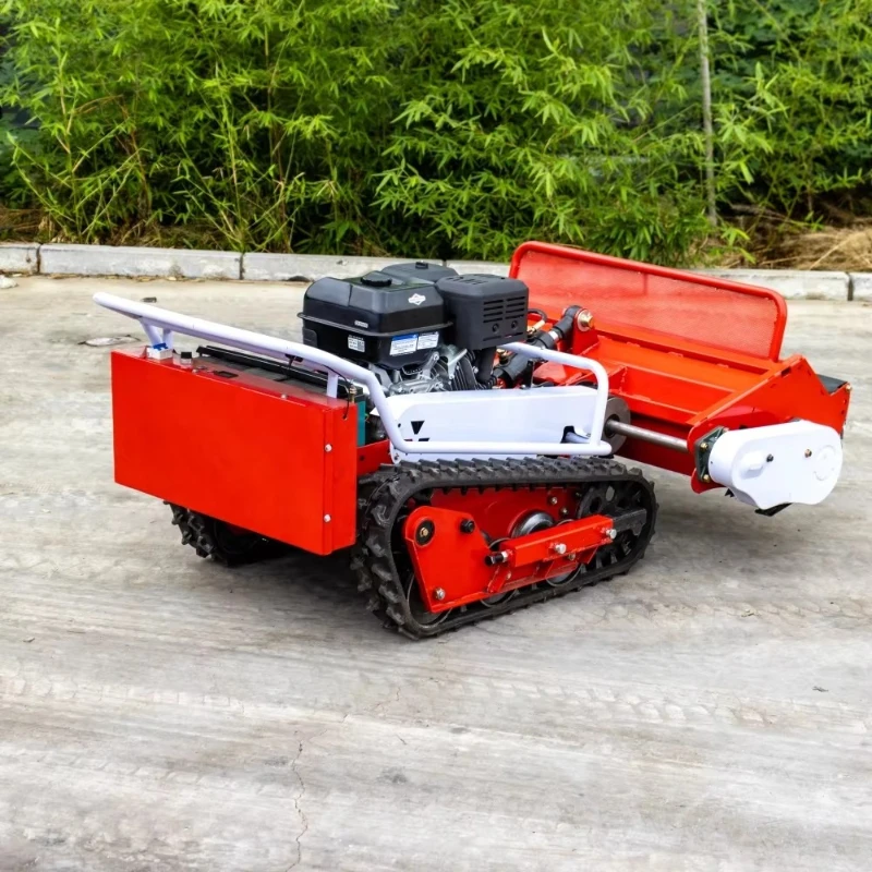 Mini Lawn Mower Lawn Mower Engine Robot Tracked Remote Control Lawn Mower