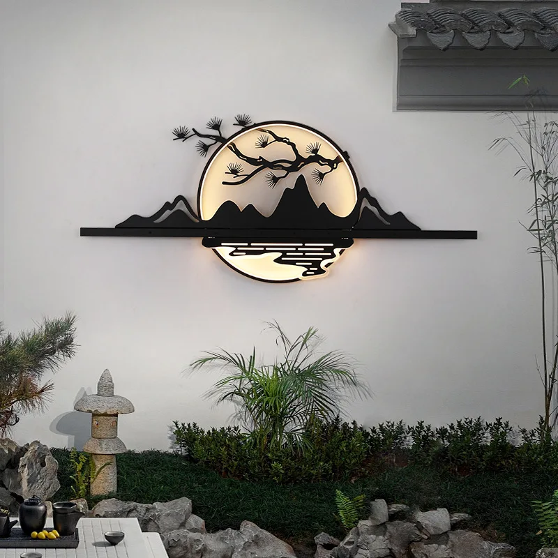 مصباح حائط لغرفة المعيشة، شريط حديث بسيط، جدار خلفية تلفزيون، غرفة نوم فاخرة خفيفة