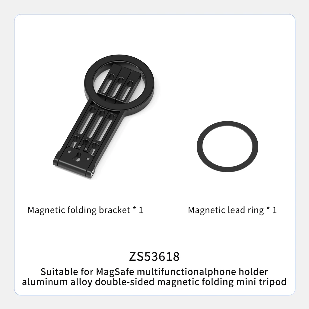 Mini Portable 2IN1 Phone Desktop Stand Selfie Stick for MagSafe Magnetic Folding Tripod Holder for iPhone 17 16 Pro Max Huawei