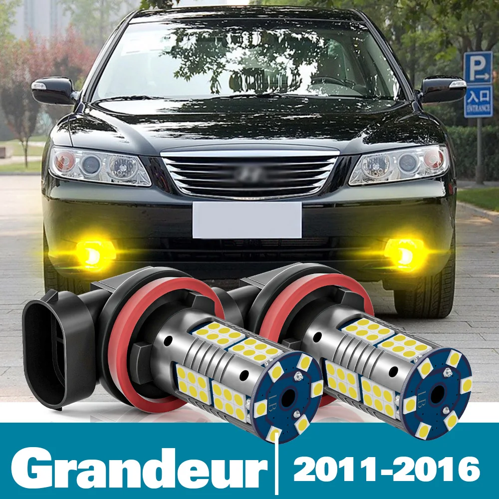 

2pcs LED Fog Light For Hyundai Grandeur HG Accessories 2011 2012 2013 2014 2015 2016