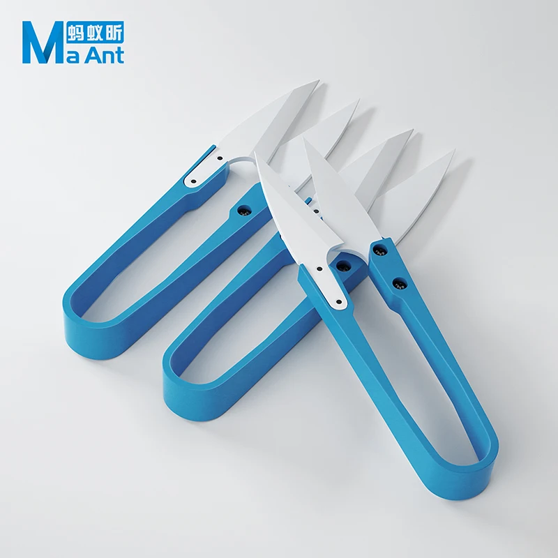 MaAnt Insulated Ceramic Scissors Antistatic Electronic Component Maintenance Scissors Mobile Phone Repair Tool