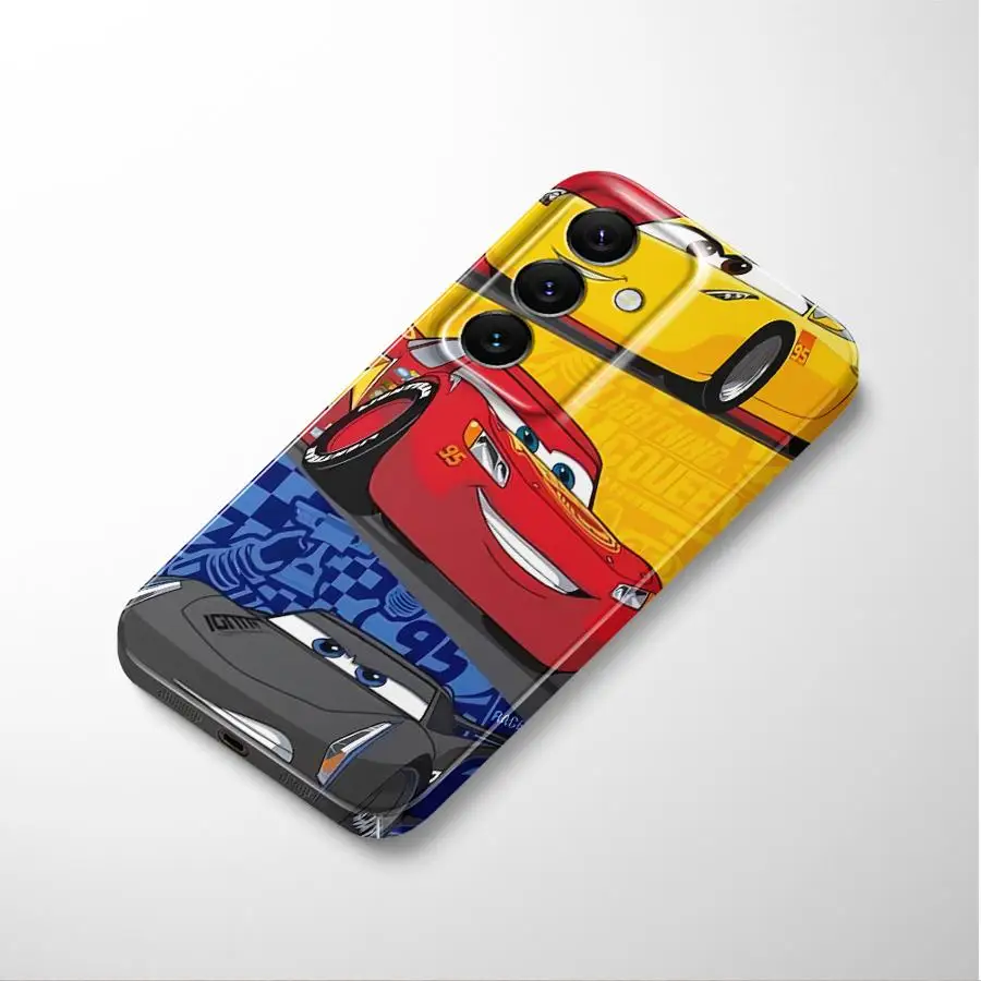 حافظة لهاتف سامسونج جالاكسي S21 S24 + S22 S23 FE S25 + S24 Plus S25 Ultra Note 20 S20 غطاء هاتف صلب Lightning McQueen #5