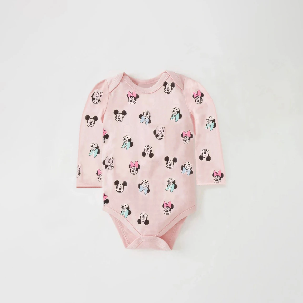 Mickey Mouse Baby Boy Romper Cotton Long Sleeves Infant Baby Boy Girl Jumpsuit Baby Girl One-piece & Bodysuit