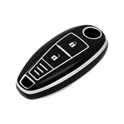 key Case Cover For Suzuki Vitara Swift Ignis Kizashi SX4 Baleno Ertiga Samurai S-Cross Key Shell Fob Key Protector Accessories