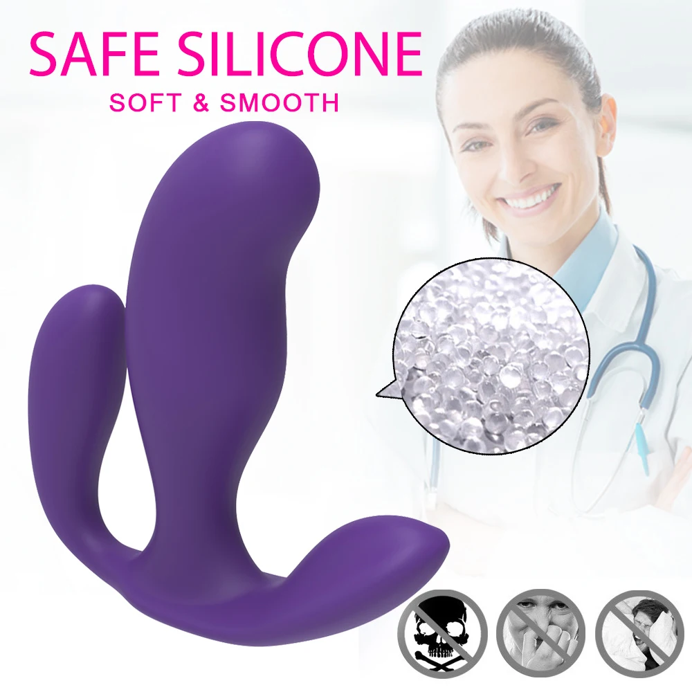 3 in 1 Panties Vibrators Wearable Female Sex Toys Wireless Remote Vibrator for Women G Spot Clitoris Stimulator Anal Massager