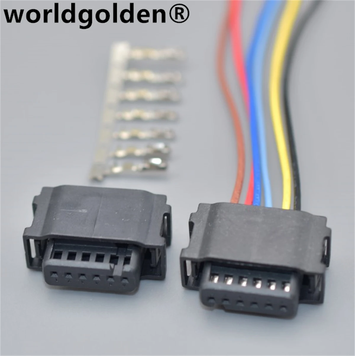 

Worldgolden 6 Pin auto Connector 872-665-001 for Benz S300 S500 C200 W205 radar sensor Reversing radar electric eye blind spot