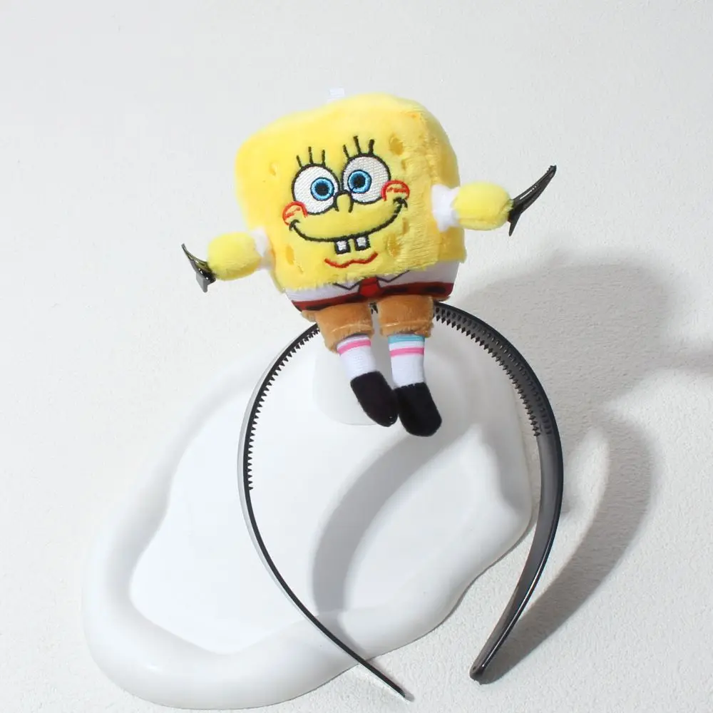 SpongeBob Super Cute Kawaii Funny Hair Hoop for Women, Headband for Face Washing & Bangs, Outdoor Wear, Hobby Collection Gift