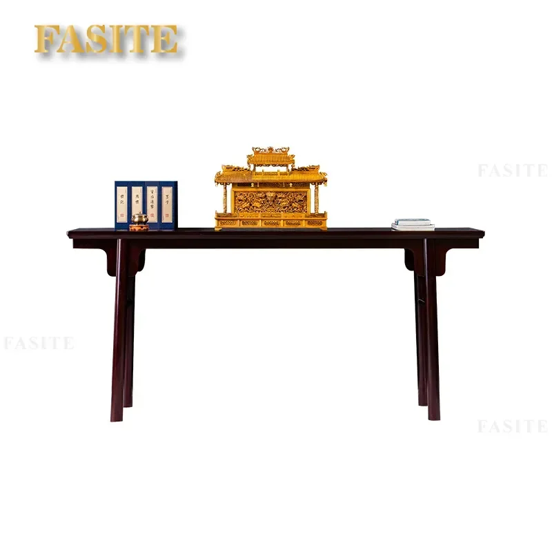 For Chinese Entrance Table African Lobular Red Sandalwood Middle Hall Console All Solid Wood Flat Head Case Furniture Home
