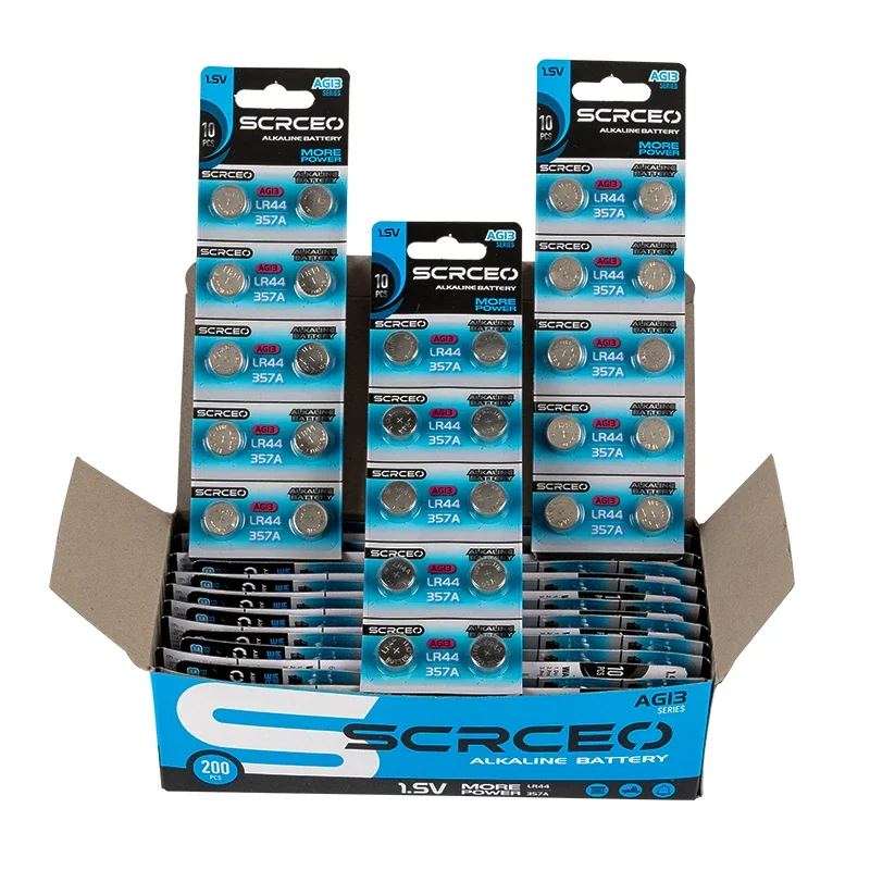

4-60pcs 1.5V LR44 Batteries AG13 Button Cell Battery 357 SR44 LR1154 Button Coin Batteries L1154 Battery for Watch Toys Remote