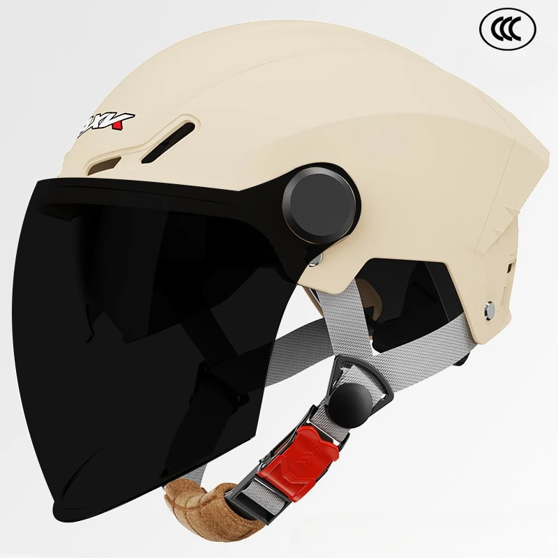 3C-Zertifizierter Leichtgewichtiger Sommer-Sonnenschutz Halbhelm UV-Beständiger Elektroroller-Helm Unisex Atmungsaktiver Sicherheitshelm