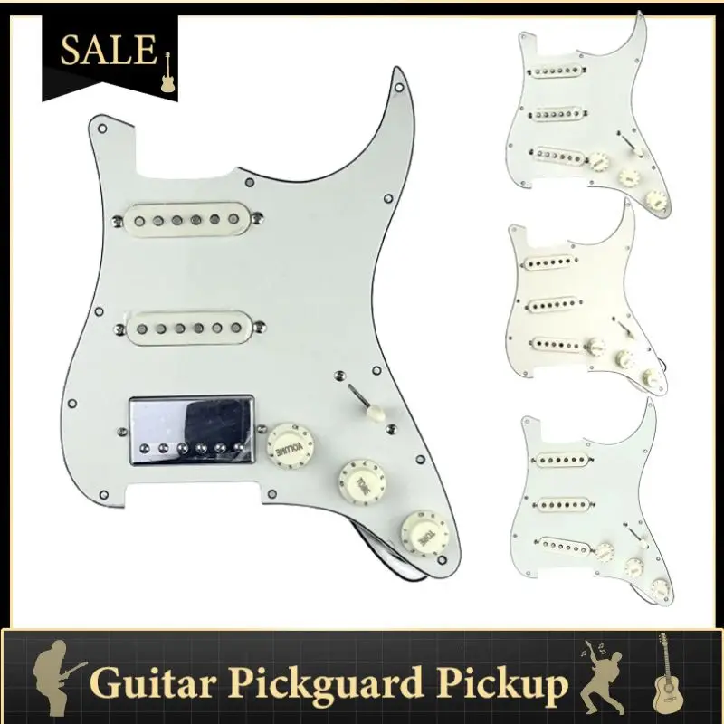 Alnico 5 Single Coil Pickup loaded Pickguard for ST Style Electric Guitar, ST V70, 60 Pickup for ST Guitar