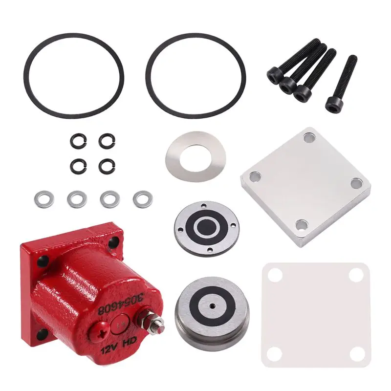 

For Cummins M11 Engine Stop Solenoid Replacement Fuel Shut Off Solenoid 12V 3054608 209940 4024808 3408421 With Repair Kit