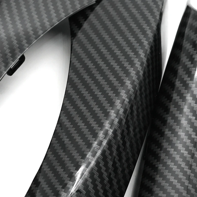 Accesorios para coche, 3 colores, textura de carbono, manija de puerta izquierda/derecha, cubierta embellecedora para BMW Serie 3 E90 E91 316 318