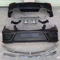 Front Rear Bumper Tail Throat Trim for Mercedes-Benz GLK Class X204 GLK200 260 300 350 08-15 Modified GLK63 AMG Style Kit