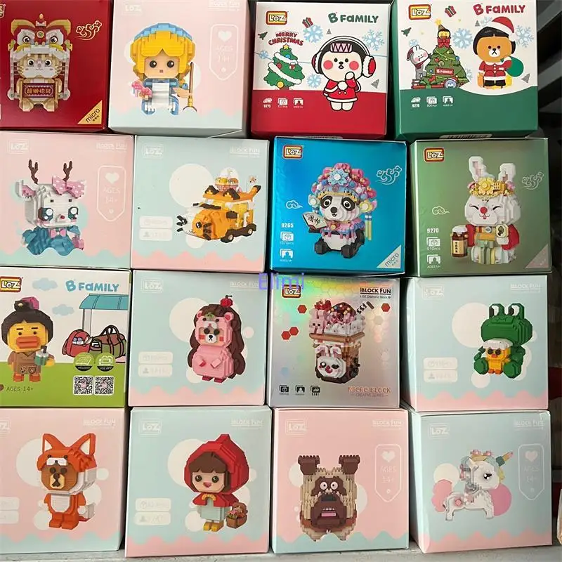 LOZ Mini Blocks Beautiful Cartoon Character Cute Girl Small Bricks Brinquedo Boy Gift Girl Present Christmas New Year Goods