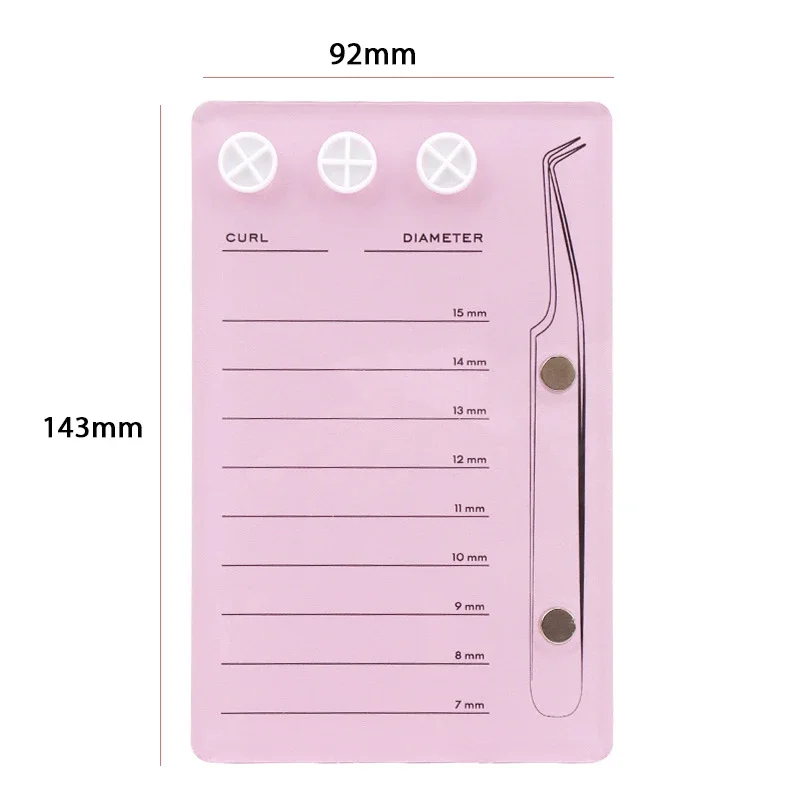 Acrylic Eyelash Extension Tool Grafted Eyelashes Holder Pallet With Magnetic Suction Scale Plate Lash Makeup Beauty Tools