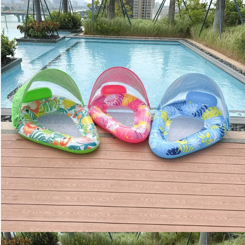 U-Shaped Inflatable Pool Float Bed Water Floating Lounge Mat Swim Ring for Pool Party