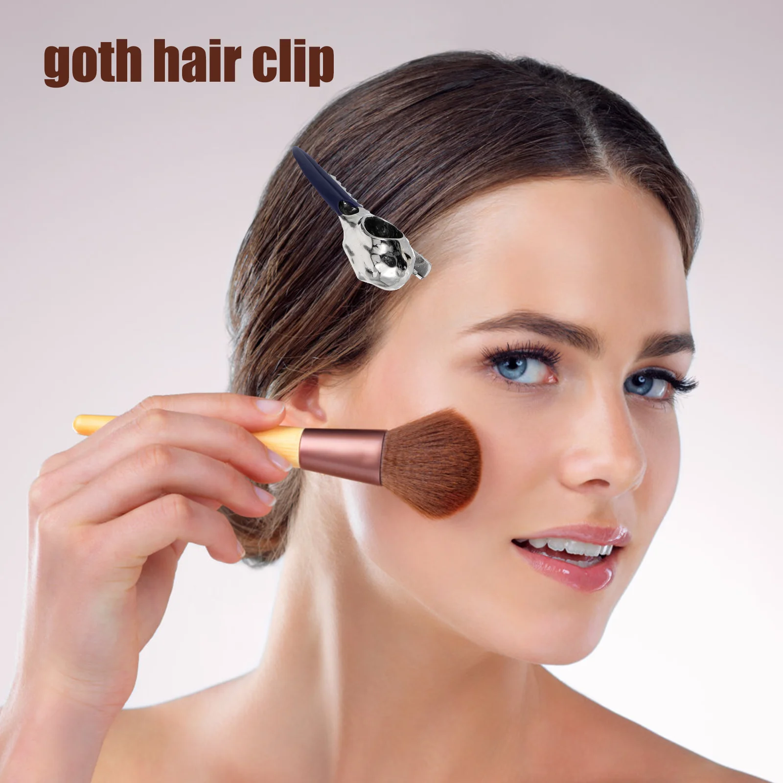 

Halloween Hair Clip Bird Skull Goth Hairpin for Women Party Accessory Fashion Hair Clip Gothic Style Goth Accessories