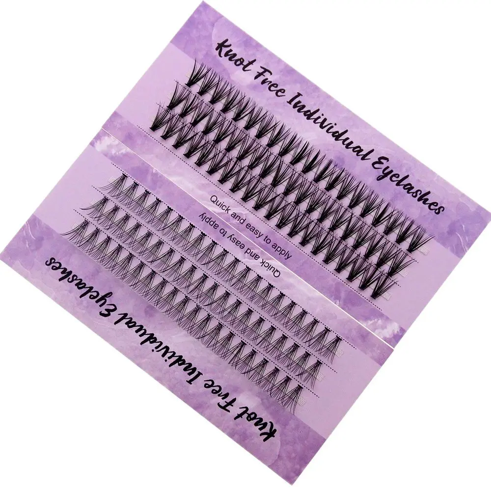 10 Trays/Lot 10D 20D Individual Lashes DIY Clusters Segmented Eyelashes C D Curl 8-14mm Natural Lash for Make Up Tools FAIRYTIS