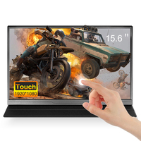 15.6 inch portable monitor 100%sRGB Touch screen 144HZ for For Laptop XBox PS4 / 5 Switch TV Box Cell Phone PC Extension Display