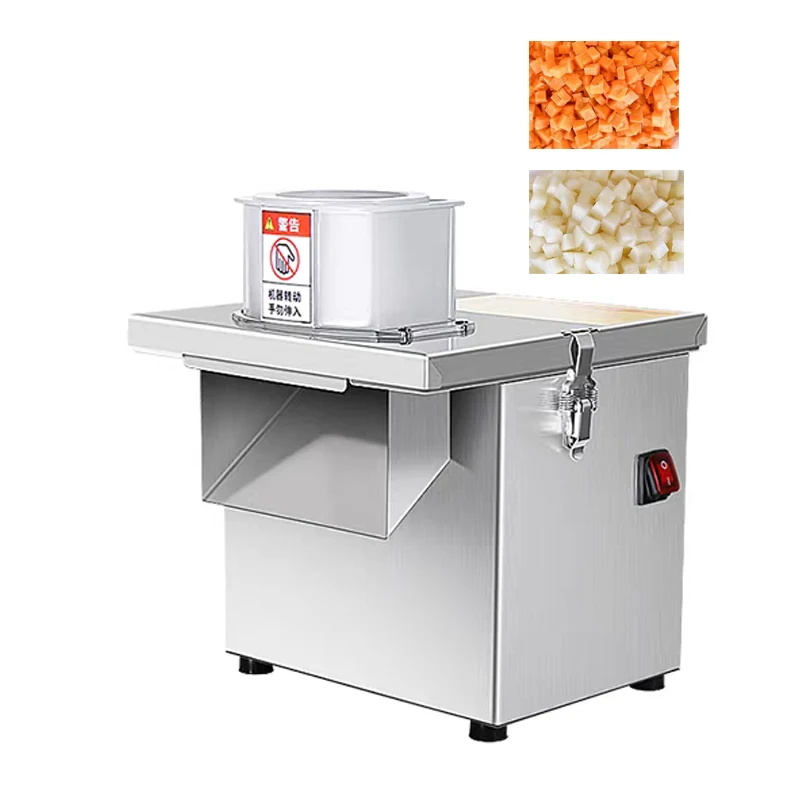 

Electric Vegetable Cube Cutting Machine Fruit Slicer Cutting Strip Dice Food Processor
